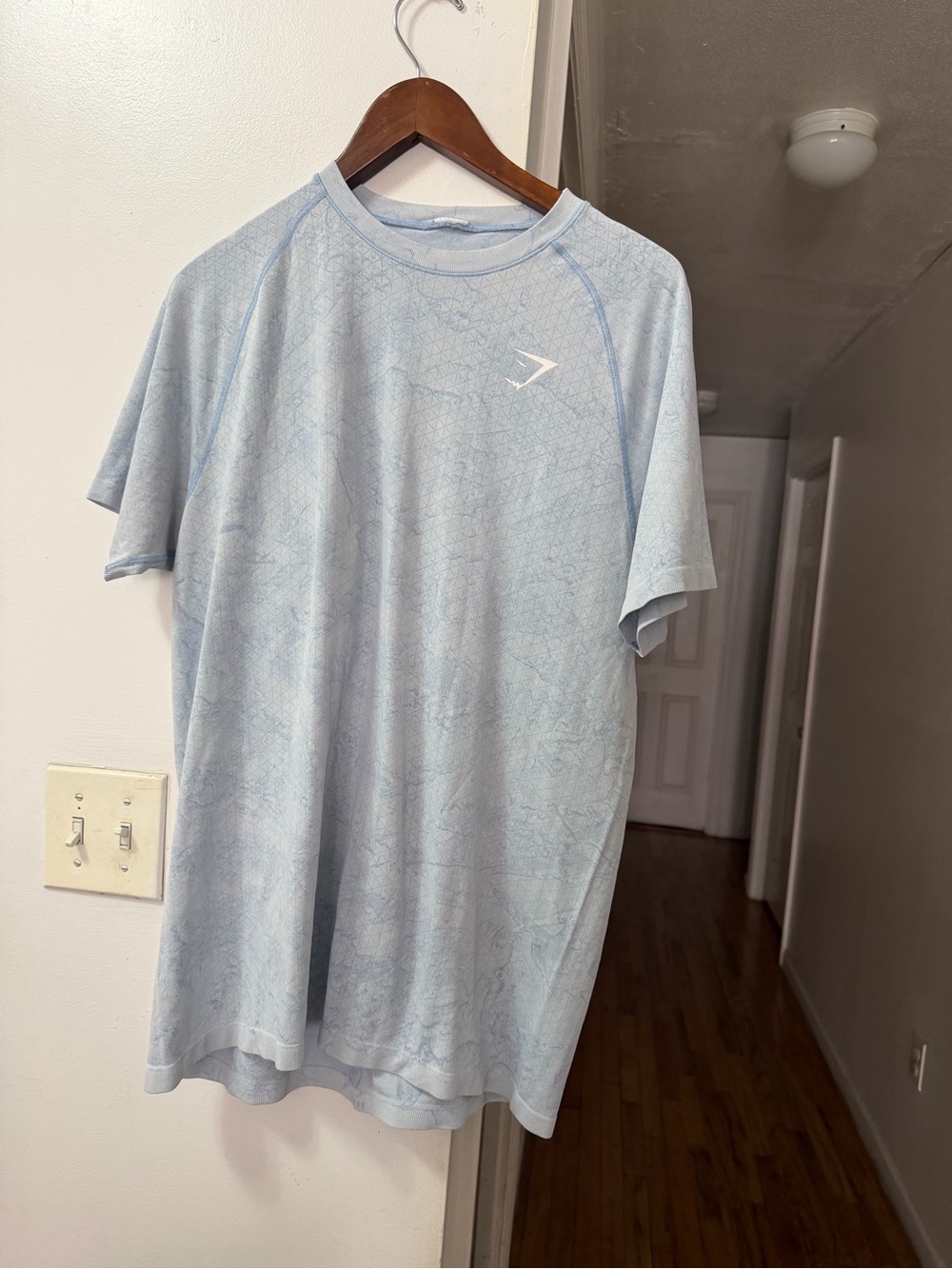 Gymshark Light Blue Short-Sleeve Training Tee